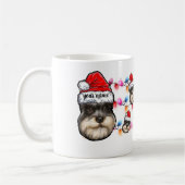 Mug Schnauzer de miniature personnalisées Animaux de c (Gauche)
