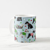 Mug Schnauzer de Noël (Devant gauche)