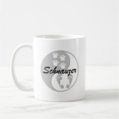 Mug schnauzer de yang de yin (Gauche)