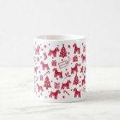 Mug Schnauzer Design de Noël (Centre)