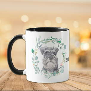 Mug Schnauzer en herbe de champagne
