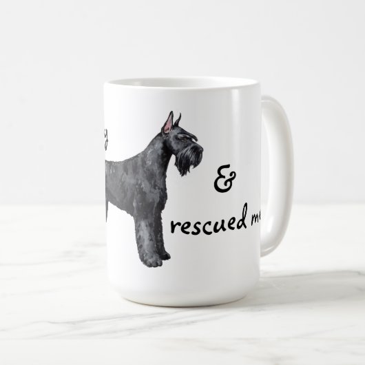 Mug Schnauzer géant de délivrance (Devant droit)