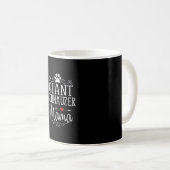 Mug schnauzer géant mama - amusant amant schnauzer cad (Devant droit)