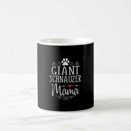 Mug schnauzer géant mama - amusant amant schnauzer cad (Centre)