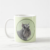 Mug Schnauzer (Giant, Standard) Peinture - Chien Art (Gauche)
