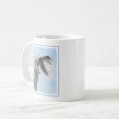 Mug Schnauzer (Giant, Standard) Peinture - Chien Art (Devant gauche)