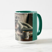 Mug Schnauzer miniature de la saison des câpres (Devant droit)