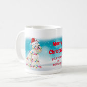 Mug Schnauzer miniature personnalisé Joyeux chien de N (Devant gauche)