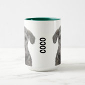 Mug Schnauzer Musique personnalisée (Centre)