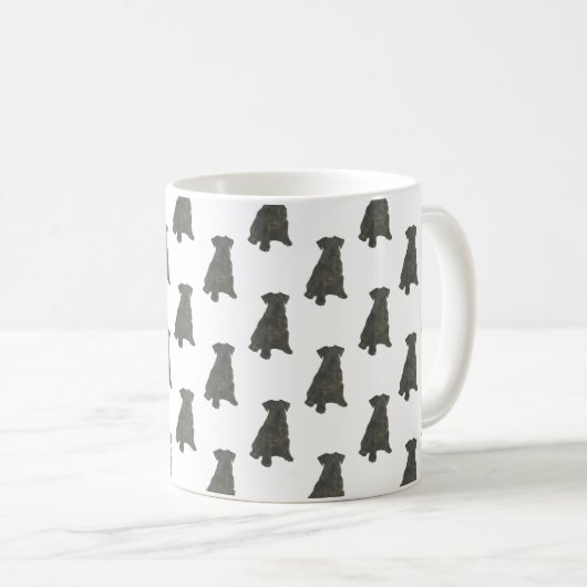 Mug Schnauzer (noir) (Devant droit)