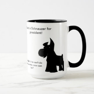 Mug Schnauzer pour le président