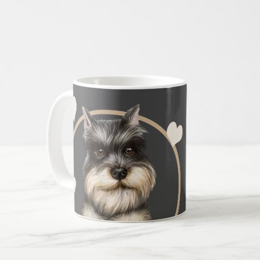 Mug Schnauzer Puppy Dog Chaque Snack Que Vous Faites (Devant gauche)