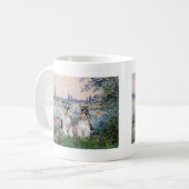Mug Schnauzers (deux) - Au bord de la Seine (Devant gauche)