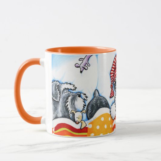 Mug Schnauzers Et Snoozes (Gauche)