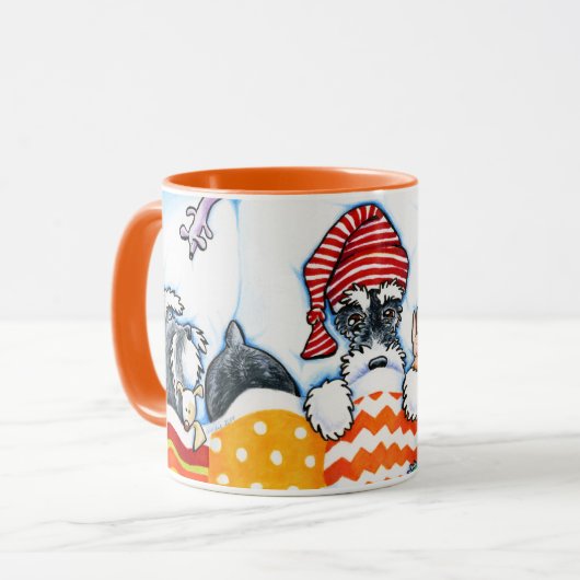 Mug Schnauzers Et Snoozes (Devant gauche)