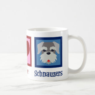 Mug Schnauzers Peace Love