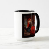 Mug Scholar dans son étude par Friedrich von Amerling (Devant droit)