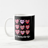 Mug School Counseling Counselor Life Hearts School Val (Gauche)