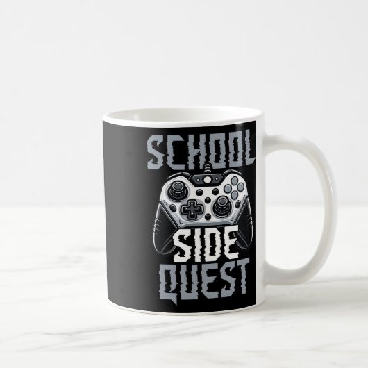 Mug School Side Quest Funny Gamer Ck To School (Droite)
