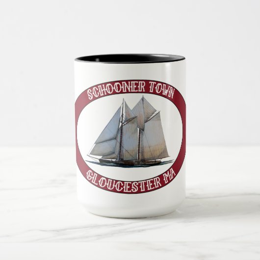 Mug schooner de pêche de Gloucester (Centre)