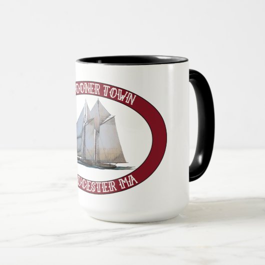 Mug schooner de pêche de Gloucester (Devant droit)