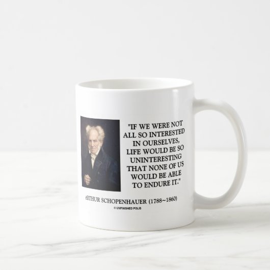 Mug Schopenhauer a intéressé dans nous-mêmes la (Droite)