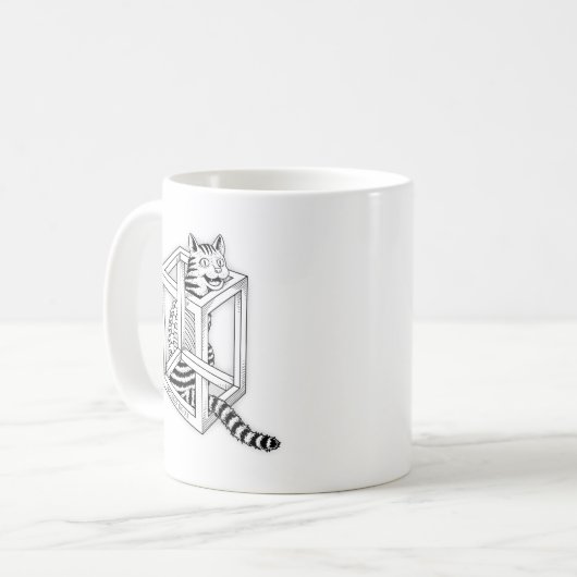 Mug Schrodinger le chat (Devant gauche)