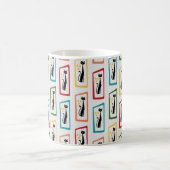 Mug Schrödinger's Cat Mid Century Moderne multicolore (Centre)