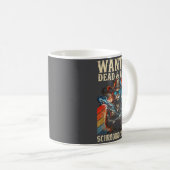 Mug Schrodingers Cat Wanted Dead And Alive Quantum Phy (Devant droit)