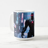 Mug Sci Fi Fantasy Mug: Guardian of the Electric City (Devant gauche)