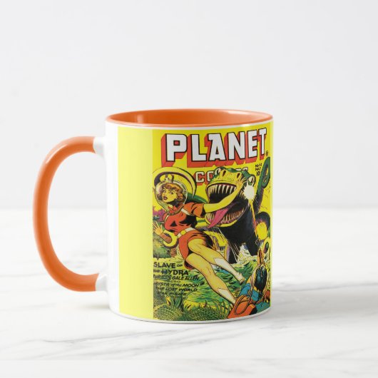 MUG SCI FI PLANET COMICS GRAPHIQUE ART COVER DESIGN (Gauche)