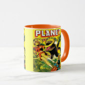 MUG SCI FI PLANET COMICS GRAPHIQUE ART COVER DESIGN (Devant droit)