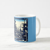 Mug Sciage urbain futuriste SF 4 (Devant droit)