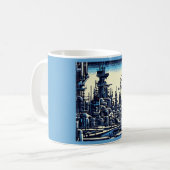 Mug Sciage urbain futuriste SF 4 (Devant gauche)
