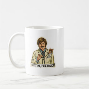 Mug Scie de poche drôle de médecin, mème de confiance