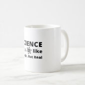 Mug Science C'est comme la magie, mais réel (Devant droit)
