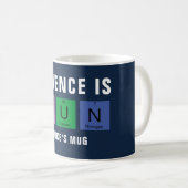 Mug Science : Chimie amusante Science (Devant droit)
