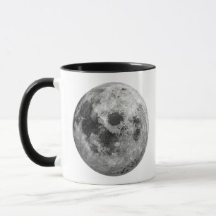 Mug Science de l'astronomie spatiale de la Pleine lune
