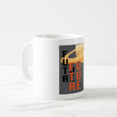 Mug Science Fiction Espace Ufo Alien Sci-Fi Drôle Cade (Devant gauche)