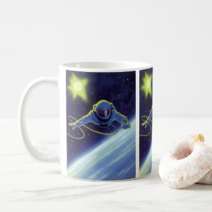 Mug Science-fiction vintage Astronaute en sortie extra