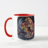 Mug Science-fiction vintage Astronaute Fusée Vaisseau  (Gauche)