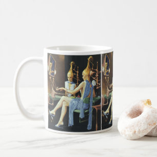 Mug Science-fiction vintage Beauté Salon Manucures Spa