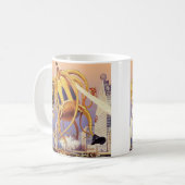 Mug Science-fiction vintage Guerre d'invasion Alien Pi (Devant gauche)