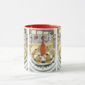 Mug Science-fiction vintage, les scientifiques de labo (Centre)
