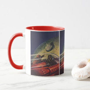 Mug Science-fiction vintage, ville de science-fiction 