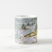 Mug Science-Fiction vintage Voitures futuristes, Taxi (Centre)