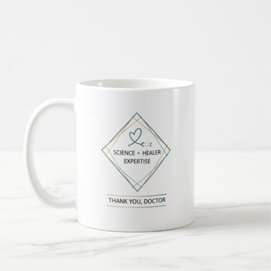 Mug Science Healer Expertise Thank You Doctor (Gauche)