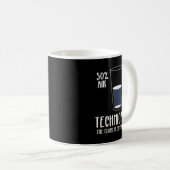 Mug Science Humor Technically The Gl Is Always Full Sh (Devant droit)