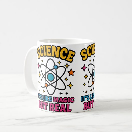Mug Science It'S Like Magic But Real Illustration (Devant gauche)