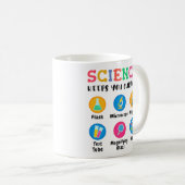 Mug Science keeps you curious (Devant droit)